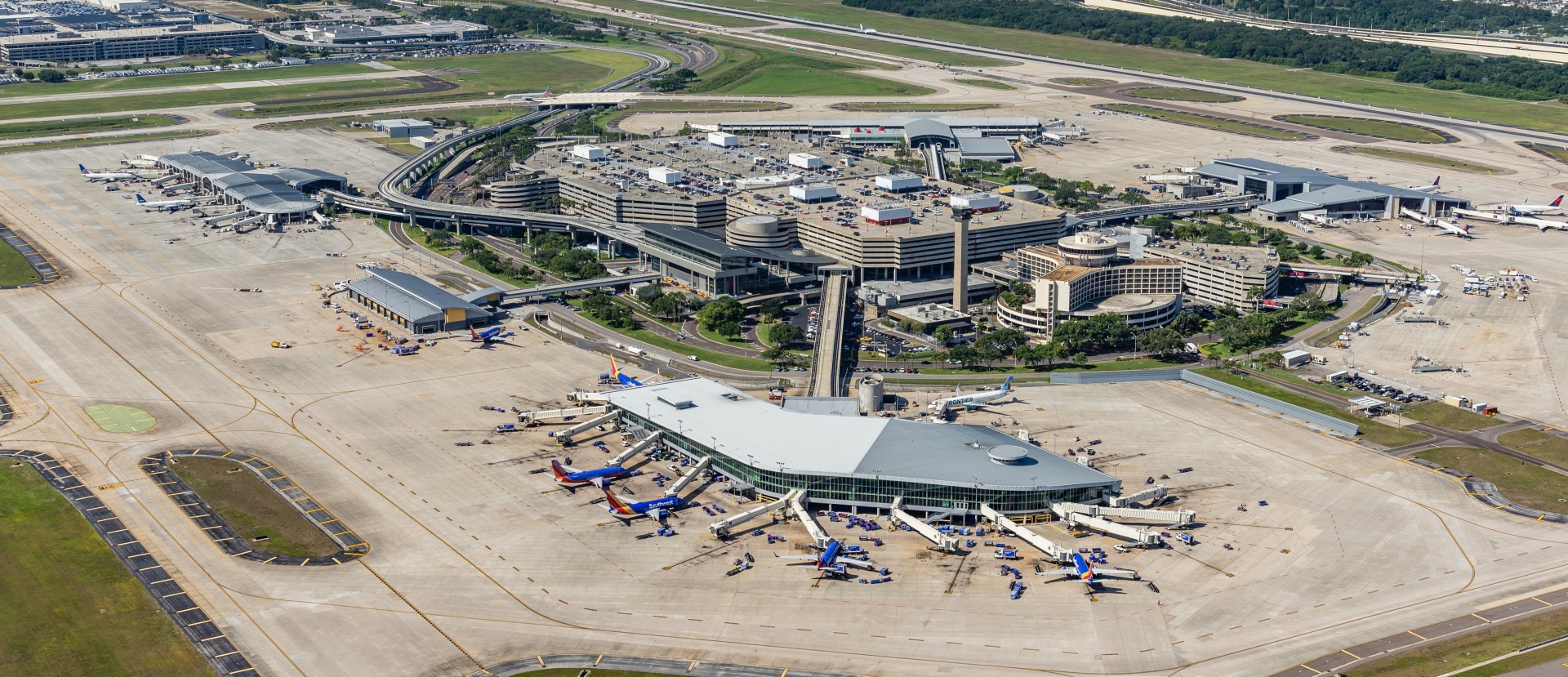 Aerial View of Tampa International Airport